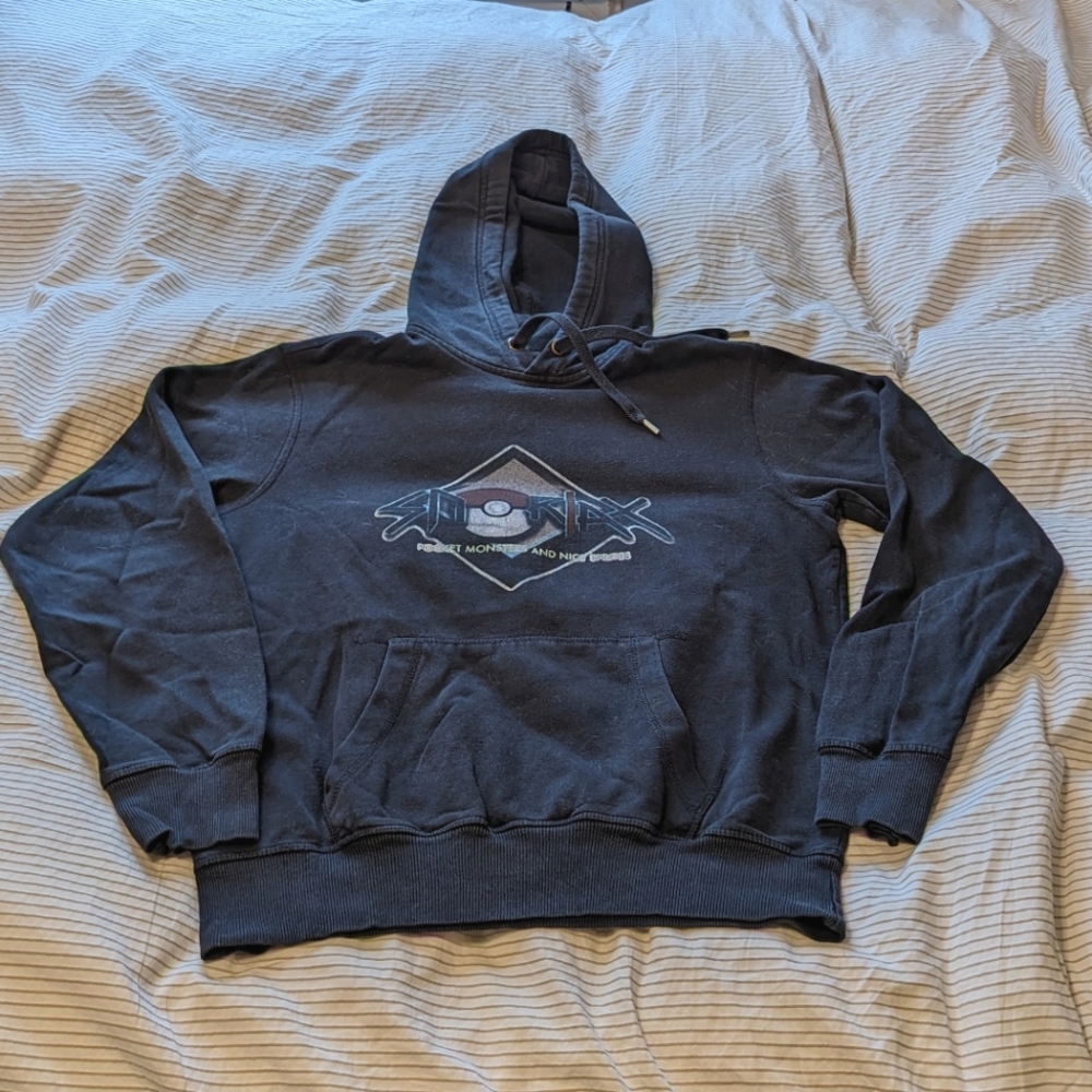 EUC Pokemon X Skrillex black hoody